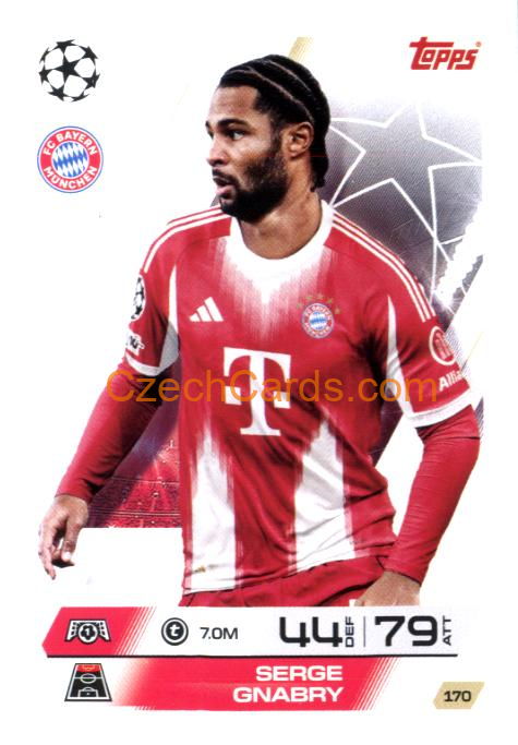 Serge Gnabry 2025/26 Match Attax #170