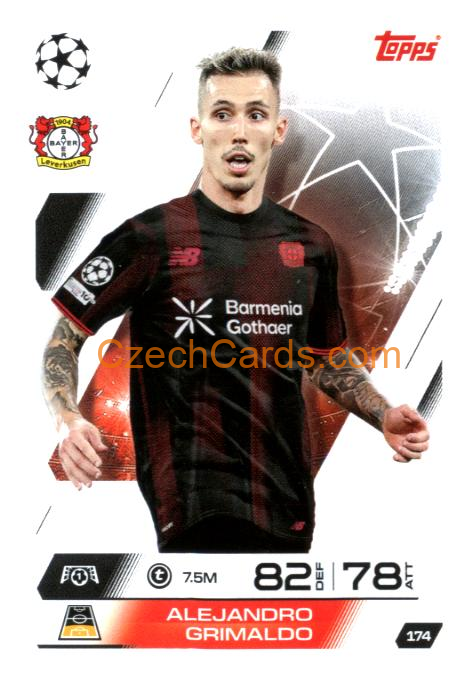 Alejandro Grimaldo 2025/26 Match Attax #174