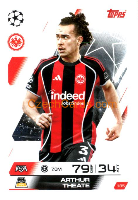Arthur Theate 2025/26 Match Attax #185