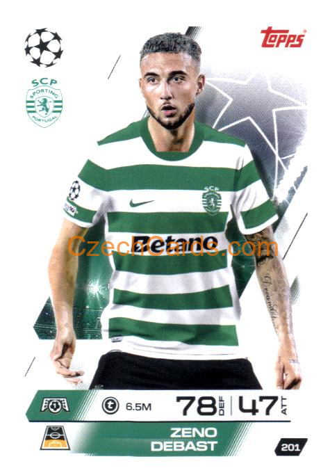 Zeno Debast 2025/26 Match Attax #201