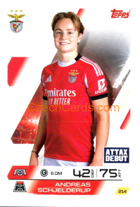 Andreas Schjelderup 2025/26 Match Attax #214