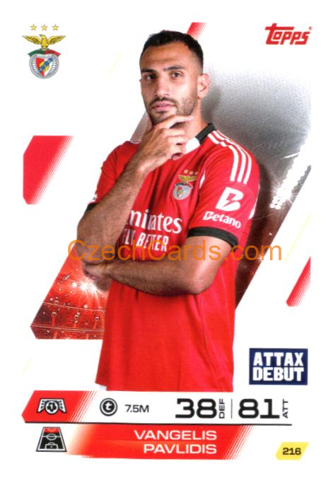 Vangelis Pavlidis 2025/26 Match Attax #216