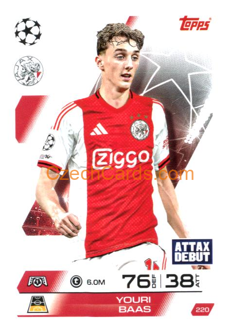 Youri Baas 2025/26 Match Attax #220