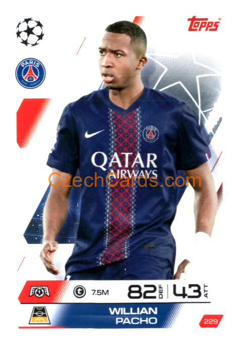 Willian Pacho 2025/26 Match Attax #229