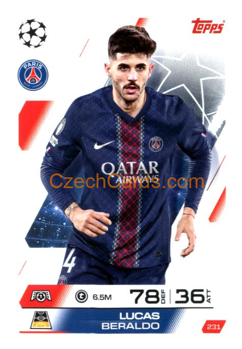 Lucas Beraldo 2025/26 Match Attax #231