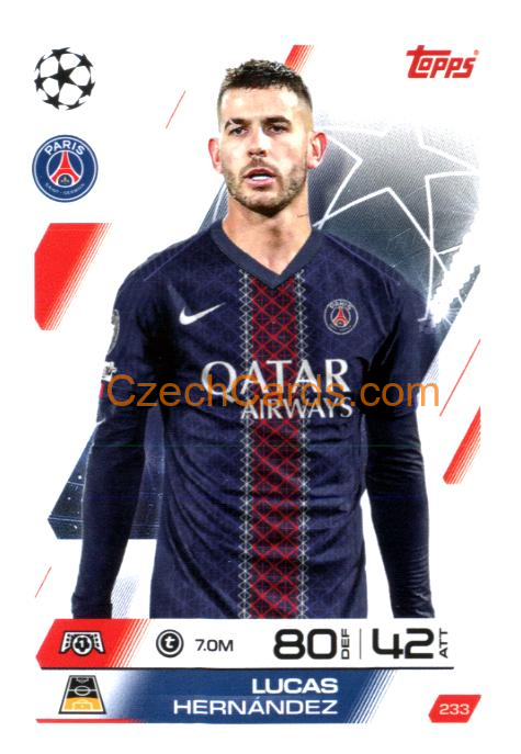 Lucas Hernández 2025/26 Match Attax #233