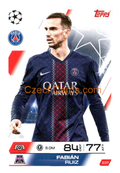 Fabián Ruiz 2025/26 Match Attax #237