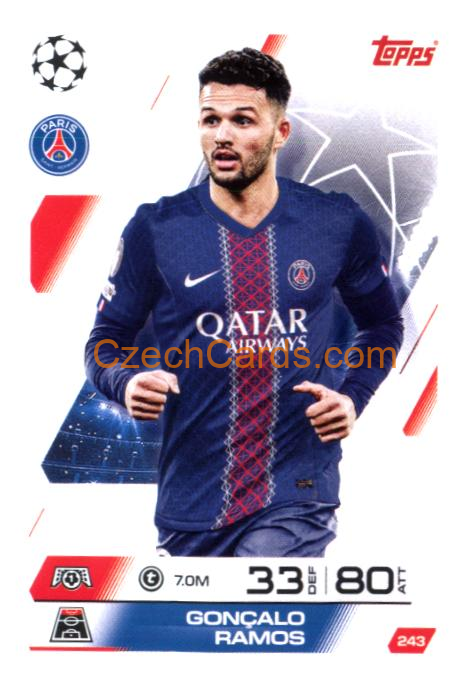 Gonçalo Ramos 2025/26 Match Attax #243