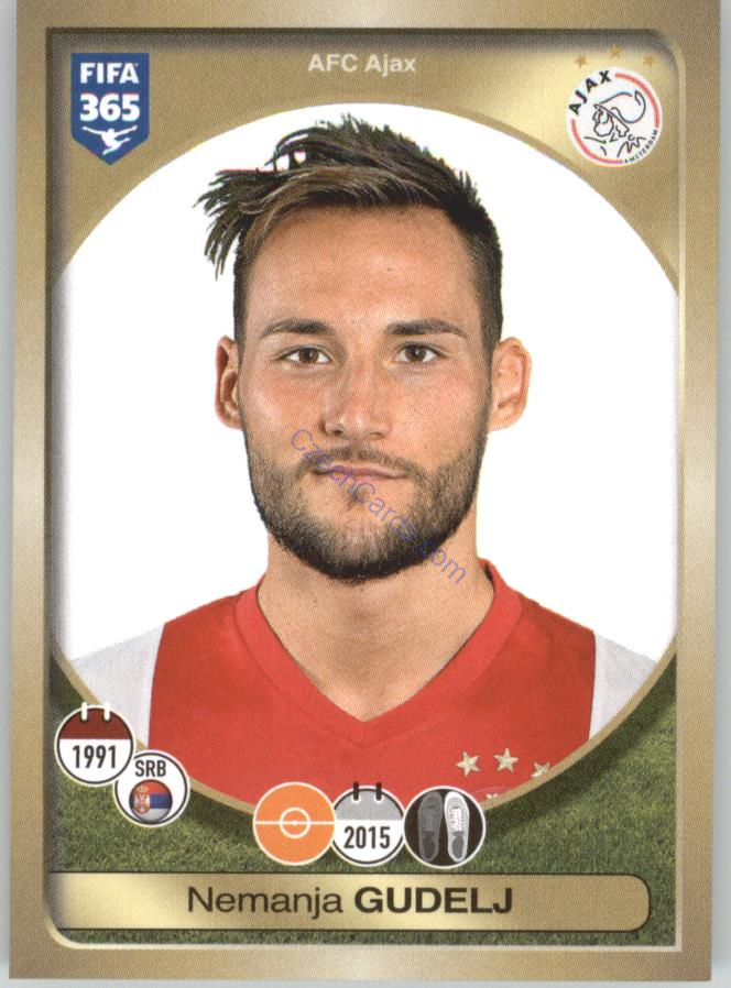 Nemanja Gudelj Panini 2017 FIFA 365 Sticker #201