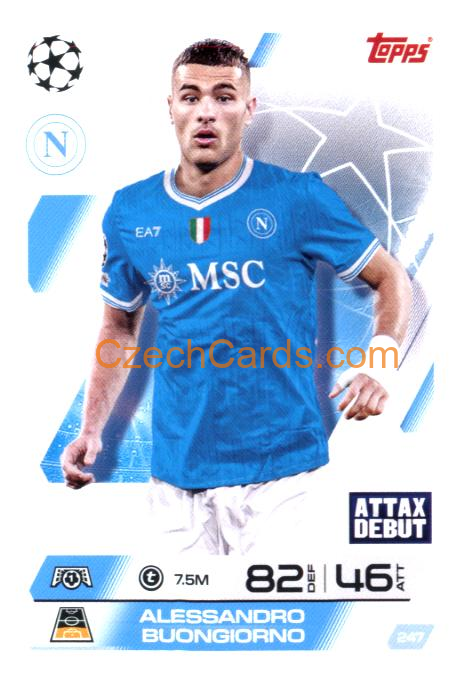 Alessandro Buongiorno 2025/26 Match Attax #247
