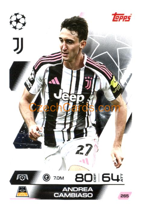 Andrea Cambiaso 2025/26 Match Attax #265
