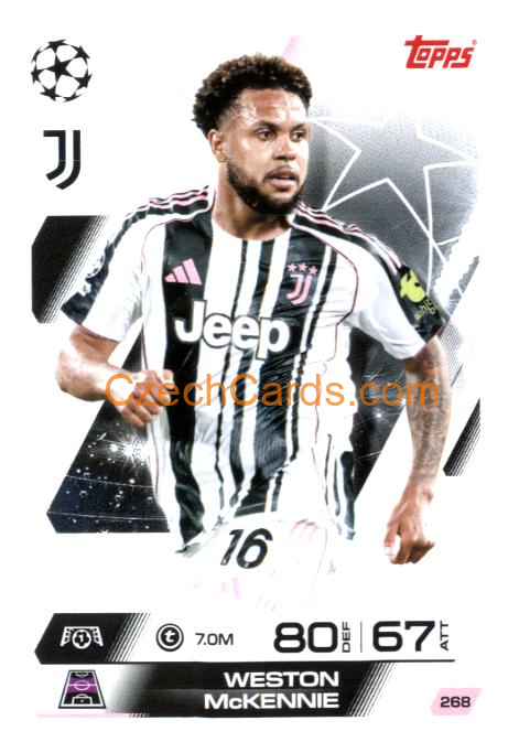 Weston McKennie 2025/26 Match Attax #268