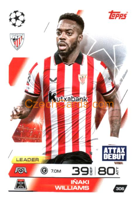 Iñaki Williams 2025/26 Match Attax #306