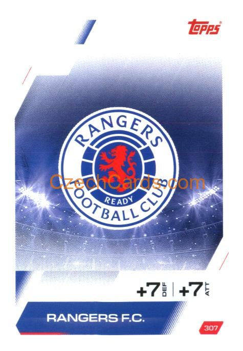 Team Badge Rangers FC 2025/26 Match Attax #307