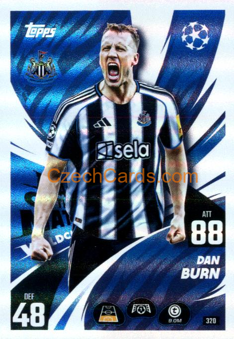 Dan Burn 2025/26 Match Attax Man Of The Match #320