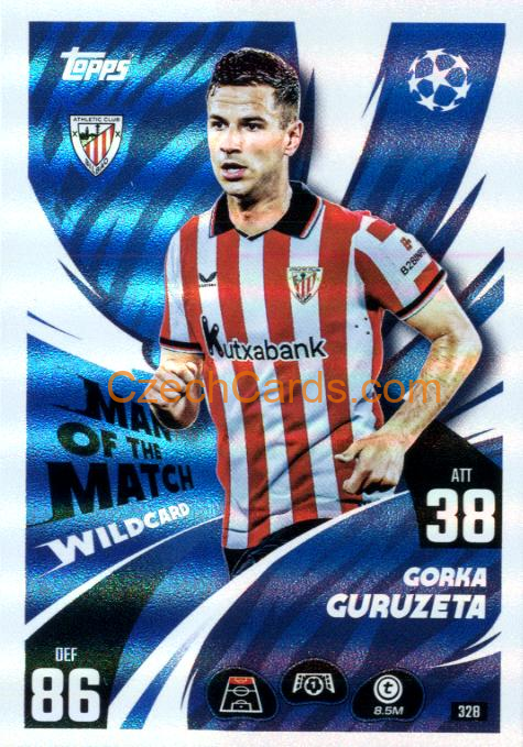Gorka Guruzeta 2025/26 Match Attax Man Of The Match #328