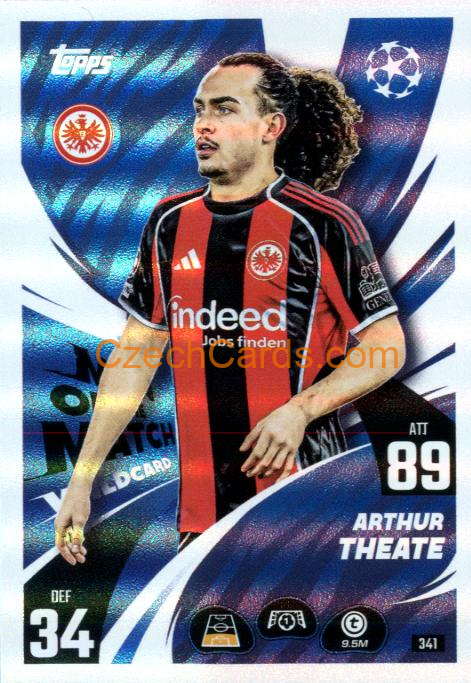 Arthur Theate 2025/26 Match Attax Man Of The Match #341