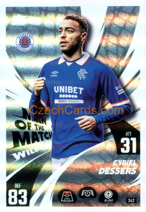 Cyriel Dessers 2025/26 Match Attax Man Of The Match #342