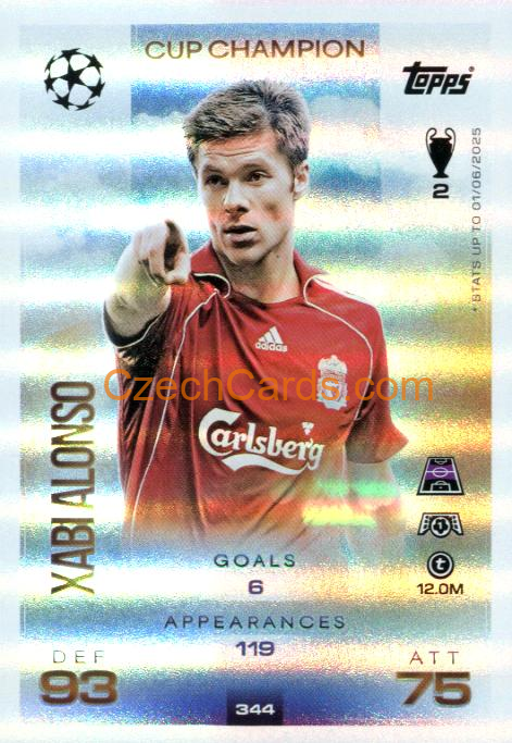 Xabi Alonso 2025/26 Match Attax Cup Champion #344