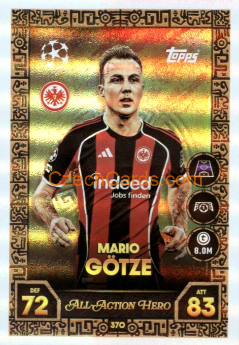 Mario Götze 2025/26 Match Attax All-Action Hero #370