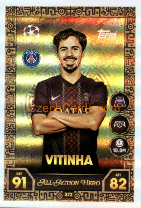Vitinha 2025/26 Match Attax All-Action Hero #372