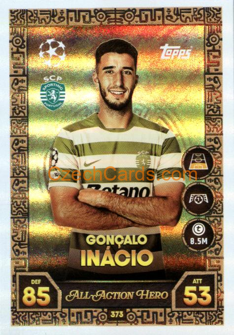 Gonçalo Inácio 2025/26 Match Attax All-Action Hero #373