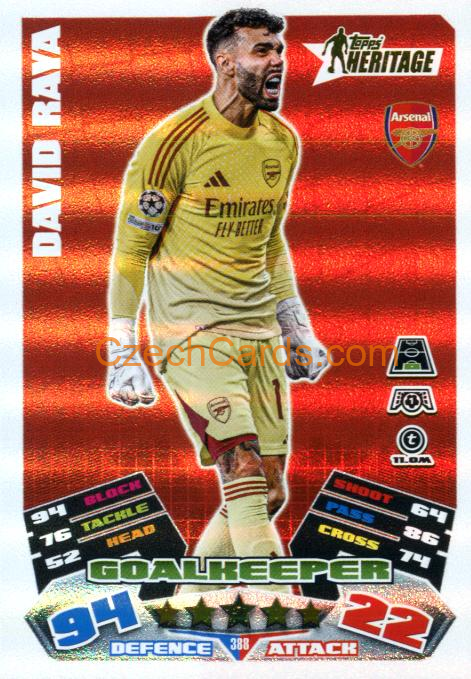 David Raya 2025/26 Match Attax Heritage #388
