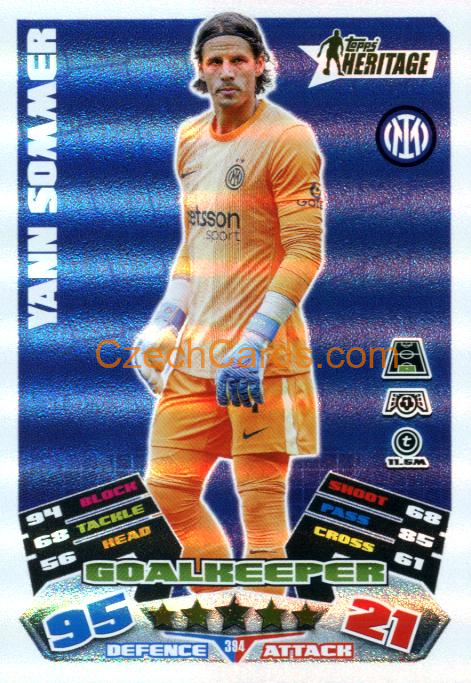 Yann Sommer 2025/26 Match Attax Heritage #394