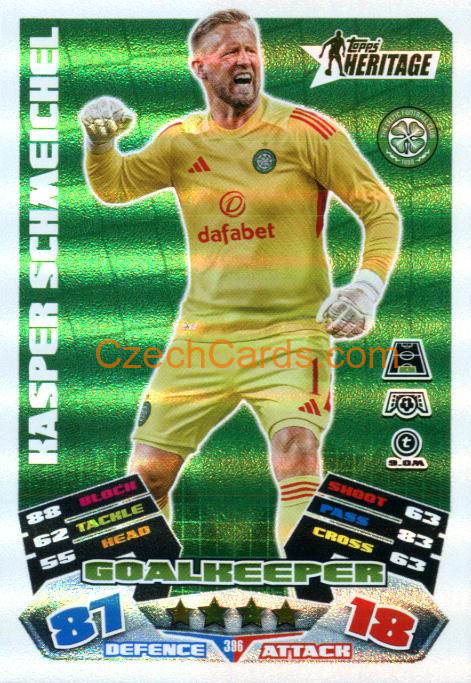 Kasper Schmeichel 2025/26 Match Attax Heritage #396