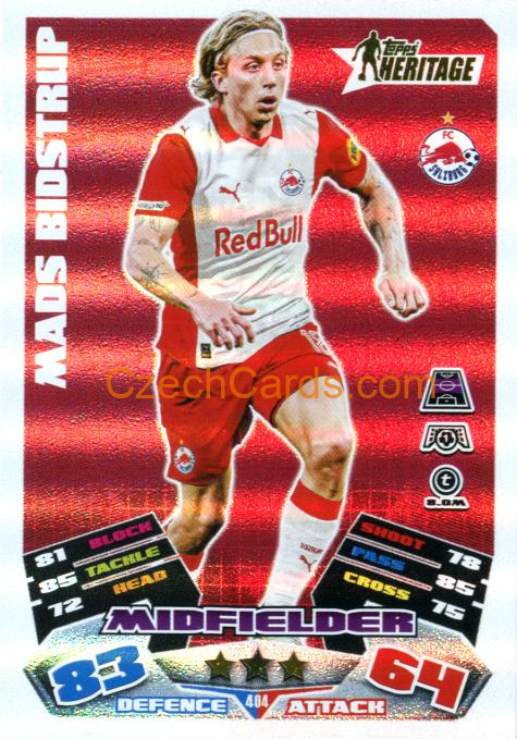Mads Bidstrup 2025/26 Match Attax Heritage #404