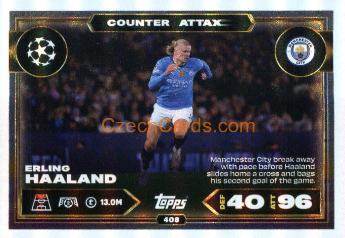 Erling Haaland 2025/26 Match Attax Counter Attax #408