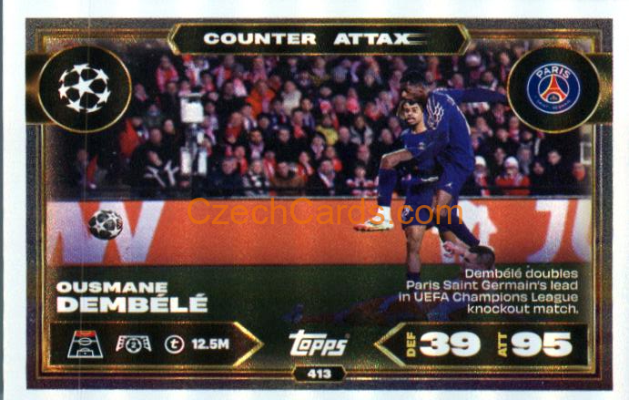 Ousmane Dembélé 2025/26 Match Attax Counter Attax #413