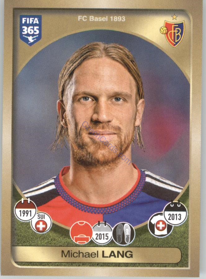 Michael Lang Panini 2017 FIFA 365 Sticker #219