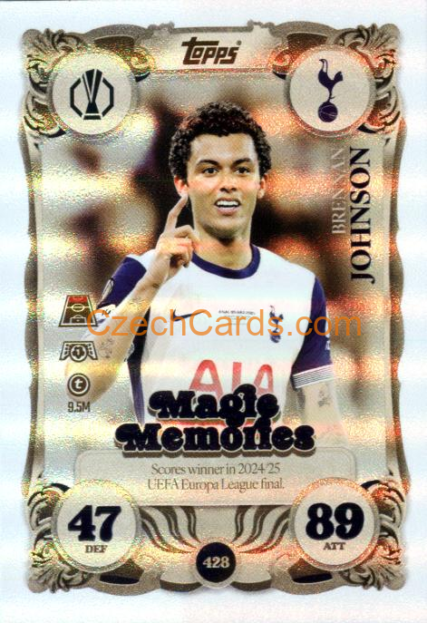 Brennan Johnson 2025/26 Match Attax Counter Attax #428