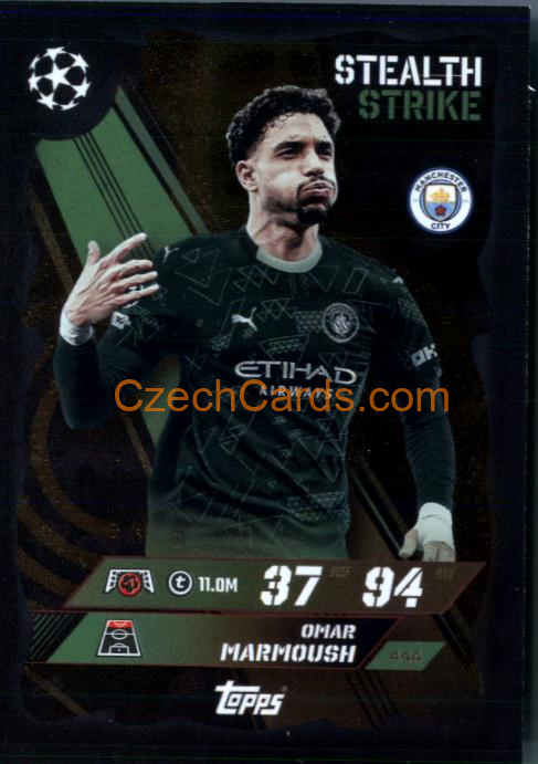 Omar Marmoush 2025/26 Match Attax Stealth Strike #444