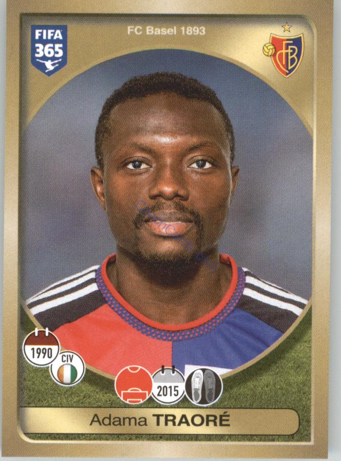 Adama Traoré Panini 2017 FIFA 365 Sticker #222