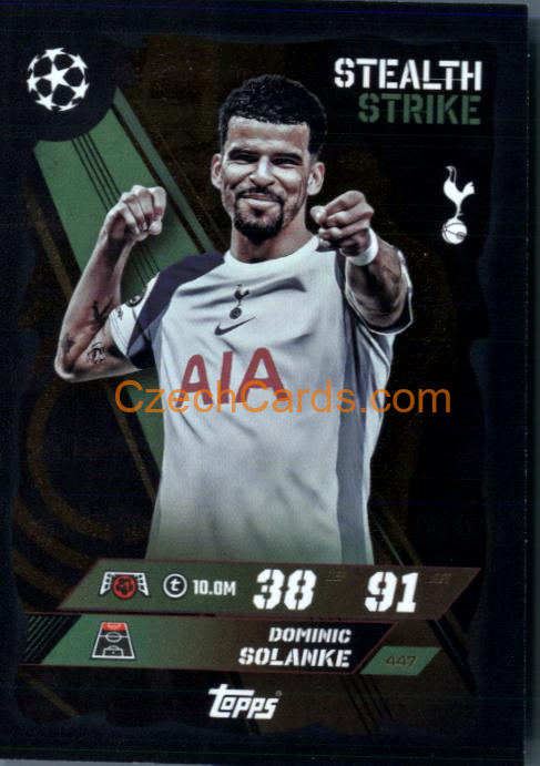 Dominic Solanke 2025/26 Match Attax Stealth Strike #447