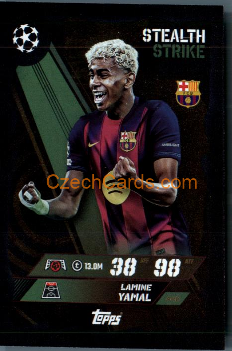 Lamine Yamal 2025/26 Match Attax Stealth Strike #448