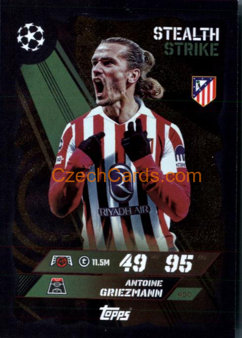 Antoine Griezmann 2025/26 Match Attax Stealth Strike #450