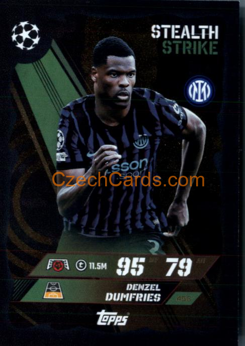 Denzel Dumfries 2025/26 Match Attax Stealth Strike #456