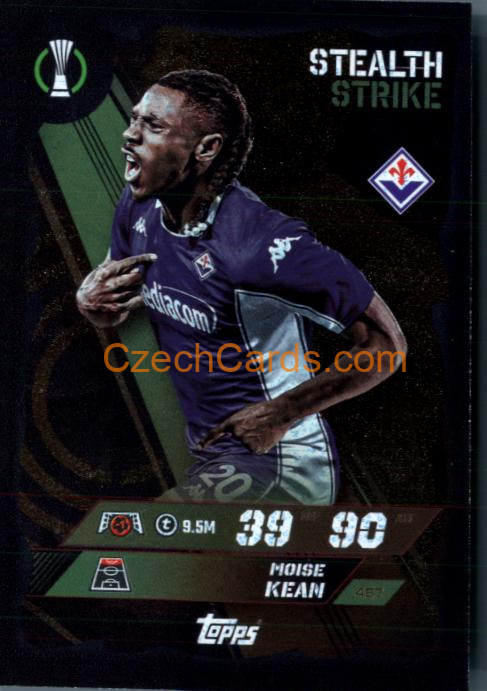 Moise Kean 2025/26 Match Attax Stealth Strike #457