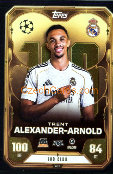 Trent Alexander-Arnold 2025/26 Match Attax 100 Club #461