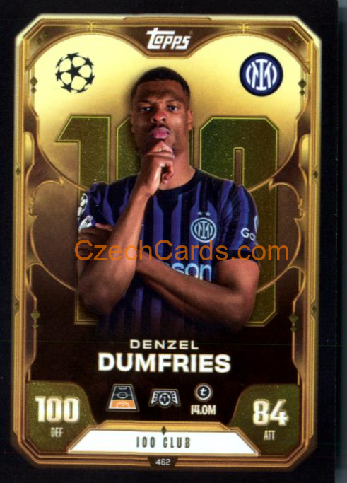 Denzel Dumfries 2025/26 Match Attax 100 Club #462