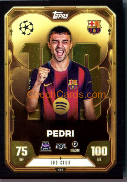 Pedri 2025/26 Match Attax 100 Club #464