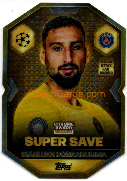 Gianluigi Donnarumma 2025/26 Match Attax Chrome Award Winner #CA5