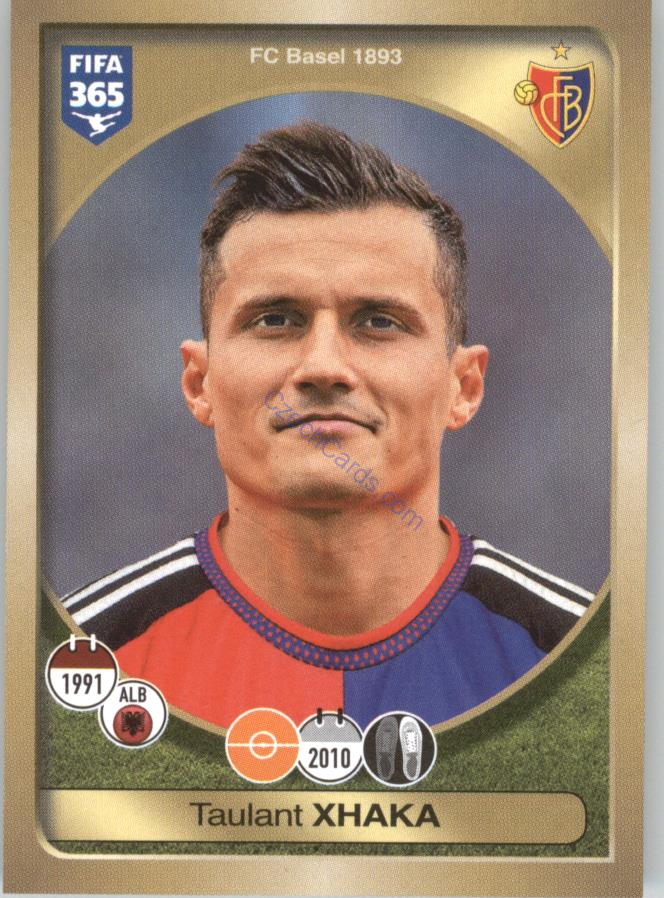 Taulant Xhaka Panini 2017 FIFA 365 Sticker #225