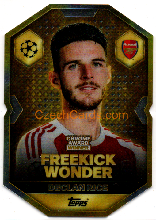 Declan Rice 2025/26 Match Attax Chrome Award Winner #CA14