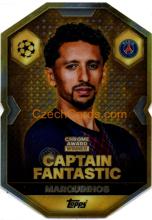 Marquinhos 2025/26 Match Attax Chrome Award Winner #CA18