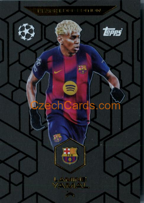 Lamine Yamal 2025/26 Match Attax Black Edge #BE3