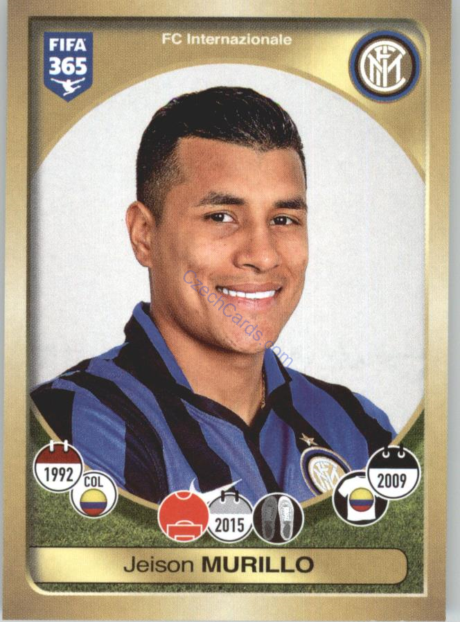 Jeison Murillo Panini 2017 FIFA 365 Sticker #247